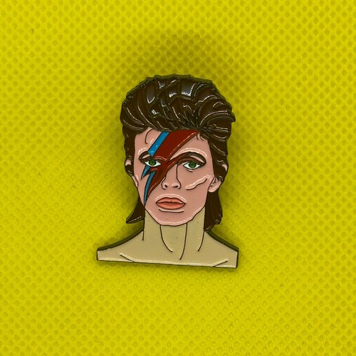 Enamel pin bowie - pin,