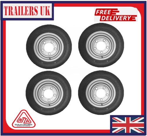 Trailer wheel 195 - 4x,