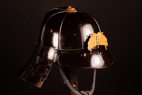 Genuine antique samurai helmet - genuine,