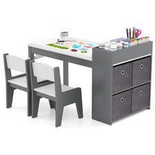 Costway Kids Art Table&Chairs