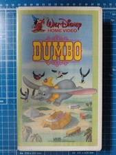 Walt Disney's Dumbo (1st Edition Pre-cert) with three cartoons extra (PAL VHS)