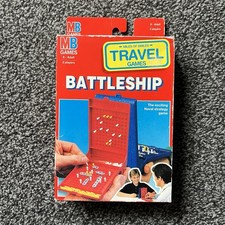 MB Games Vintage Travel Battleship Board Game 1994 Complete
