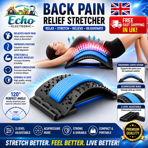 Back stretcher for - stretcher, pain