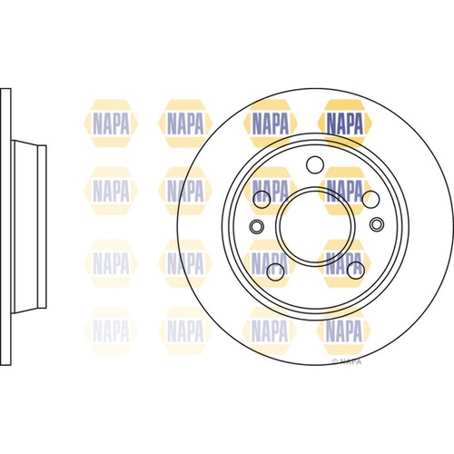 Brake discs solid - solid, for