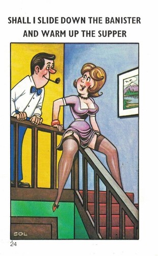 Sapphire comic postcard - comic, |