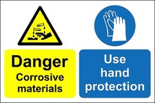 Warning corrosive materials