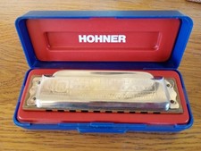 M. Hohner Blues Harp Harmonica in Case