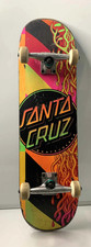 Santa Cruz Afterglow dot skateboard deck   Route one trucks