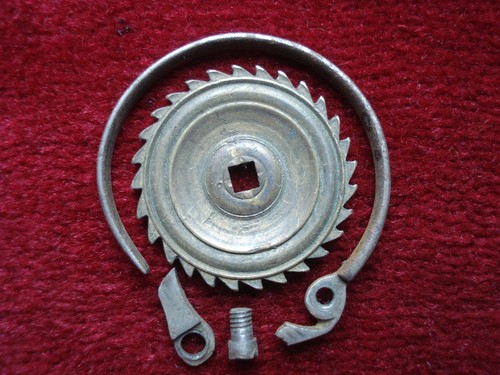 Winding ratchet click - ratchet, spring