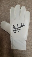 Theo Snelders Hand Signed Goalie Glove Aberdeen Fc 1990 With Photo Proof & COA