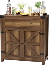 Coffee Bar Cabinet Farmhouse