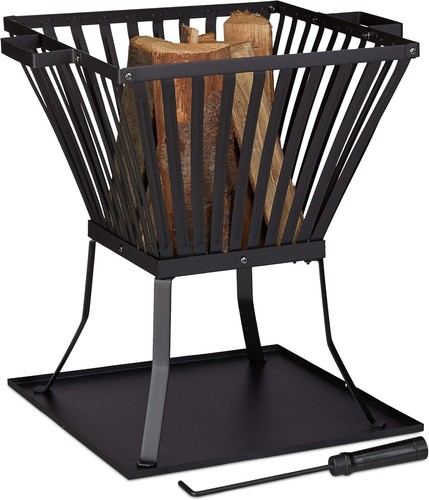 Relaxdays fire bowl with - relaxdays,
