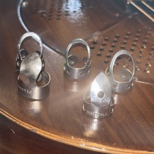 National Dulcet & three other guitar Banjo fingerpicks