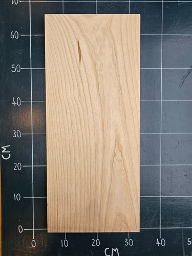 Kiln dried planed ash slab - dried,
