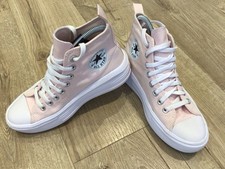 Ladies Converse Light Pink High Tops Size 5, Excellent Condition