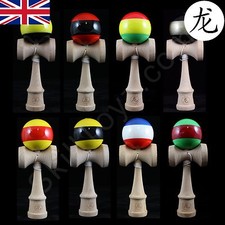 Dragon Kendama Stripe Edition full sized beech wood skill toy CHOICE OF DESIGNS!