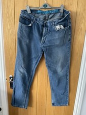George Mens Blue Jeans Slim Fit Size W42 L31