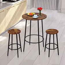 3 Piece Pub Table Set 2 Stools