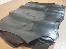Matt Misty Black Patent Whole Goat Skin Leather 1-1.2mm Thick Good Quality 23537