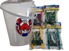 Large 9" Crab Bucket & 4 x 11m