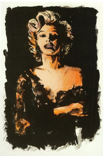 Ronnie wood art marilyn monroe - wood,