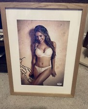 Authentic Kelly Brook Signed &