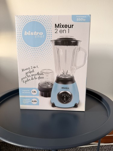 Blue bistro chef 1 glass - blue,