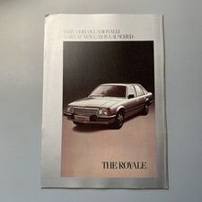 Vauxhall Royale Saloon & Coupe