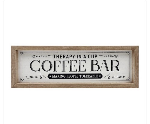 Coffee bar wooden framed - bar,