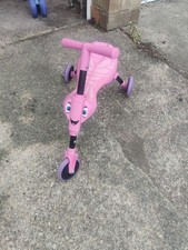 Scuttle Bug Three Wheel Scooter/Bike Toddler Pink ride along Scooter/Bike 