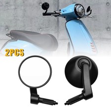 Round Motorcycle 7/8" Rearview