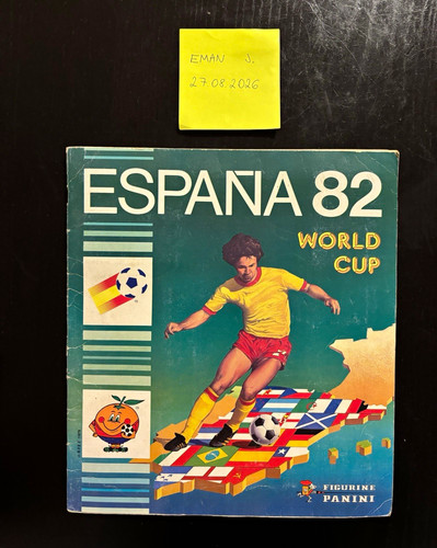 Panini espana fifa world - espana, 82