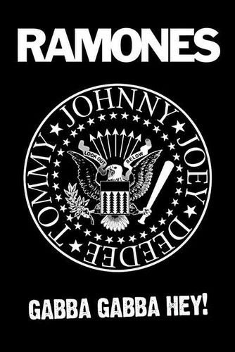 Ramones gabba hey poster - ramones,