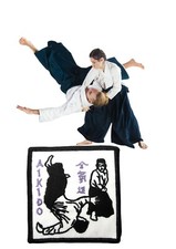 Aikido Sew-on Cloth Badge 2.8