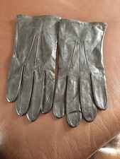 BRITISH MILITARY ARMY RAF BLACK LEATHER GLOVES GL SUPERGRADE