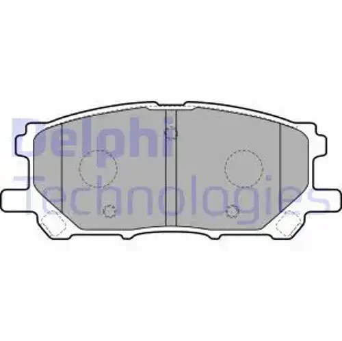 Brake pads low metallic - brake, lp1823