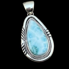 Larimar Pendant Sterling