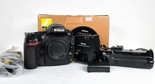 Nikon d800 body and Grip Boxed