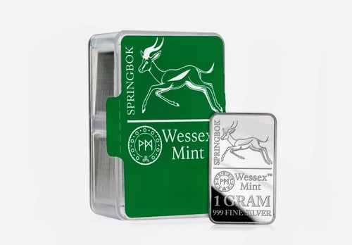 Wessex mint fine silver bar - 1g,