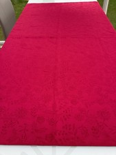 ? XMAS KIRKTON HOUSE VIBRANT RED TABLECLOTH GC 50/68” £7.50