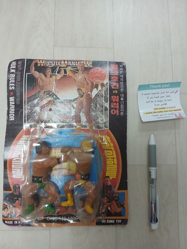 Rare vintage korean wwf hulk - vintage,