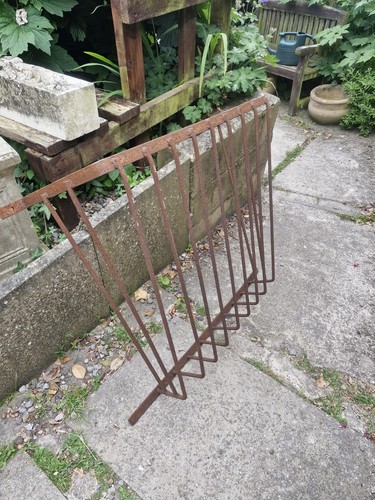 Antique iron hay rack - iron,