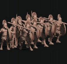 Greek Hoplites X10 28mm/32mm