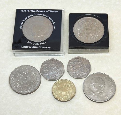 Group assorted coins - assorted,