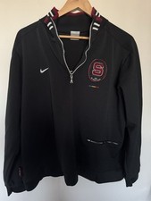 AC Sparta Praha Vintage 1/4 Zip Track Jumper Nike Silver Tag Jersey Size XXL