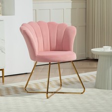 Modern Accent Chair, Velvet