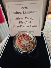 silver proof piedfort 2 coin