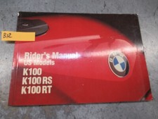 BMW Owners Riders Manual Book