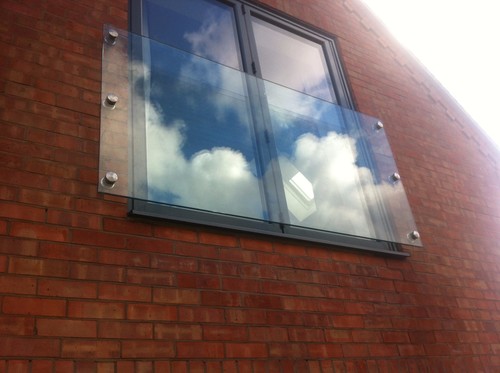 Glass juliet balcony - balcony,