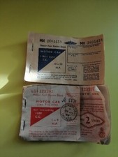 Motor Fuel Ration book - complete blue and red books